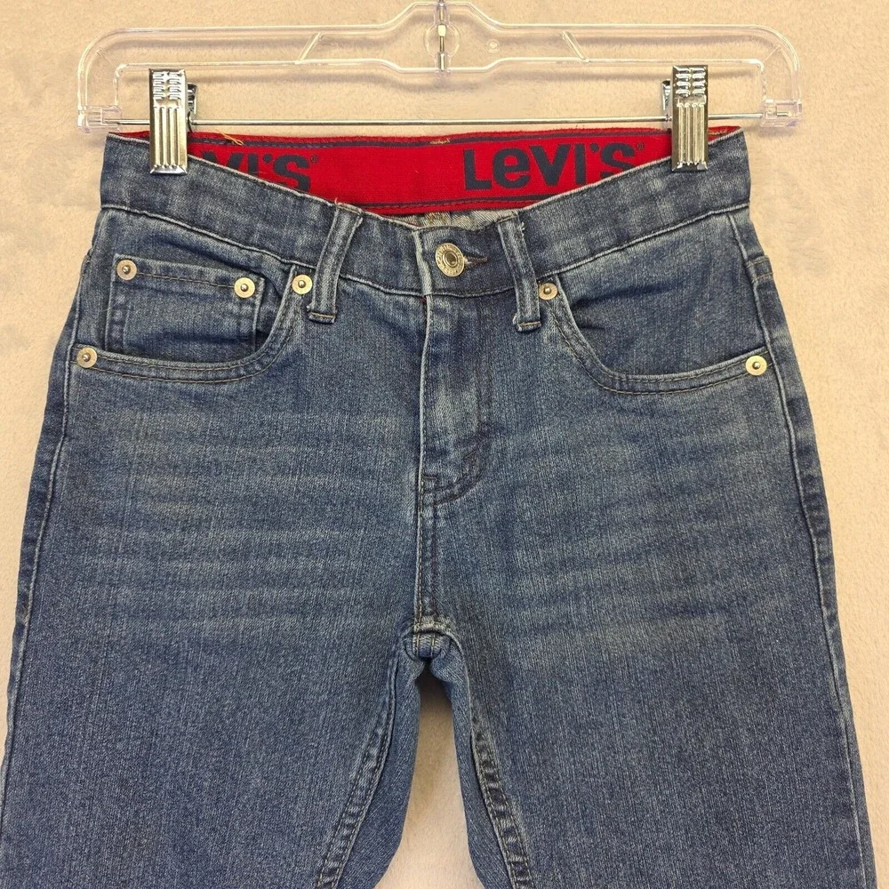Levis 511 Jeans Boy 10R Straight Leg Slim Fit Elastic Waist Denim Stretch Grunge